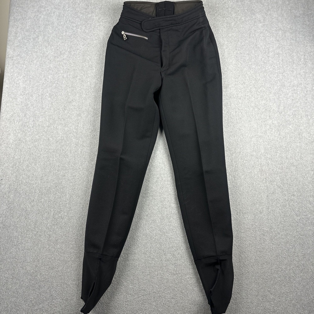 Bogner Black High-Waist Tapered Ski-Inspired Trousers